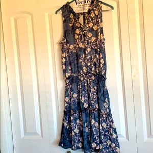 Fun sleeveless floral dress
